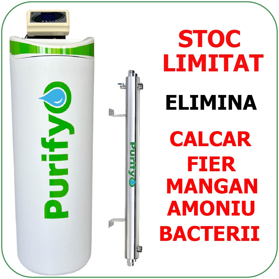 DEDURIZATOR ECOMIX CU STERILIZATOR UV 55 W 01