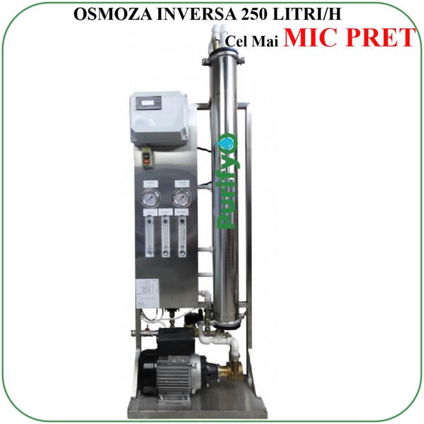 Osmoza Inversa 250 Litri/Ora- Demineralizare Industriala Purifyo