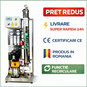 Osmoza Inversa 250 Litri/Ora- Demineralizare Industriala Purifyo