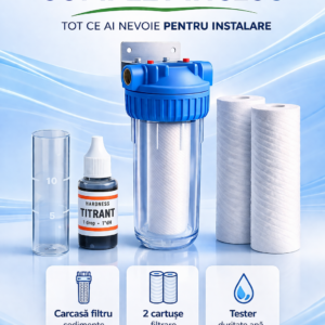 pachet complet instare dedurizator 11 litri