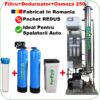 Pachet Spalatorie Auto 1-2 piste: Osmoza industriala 250l+Dedurizator Duplex 35+ Filtru