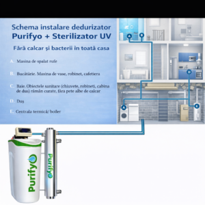 schema montaj deddurizator si uv